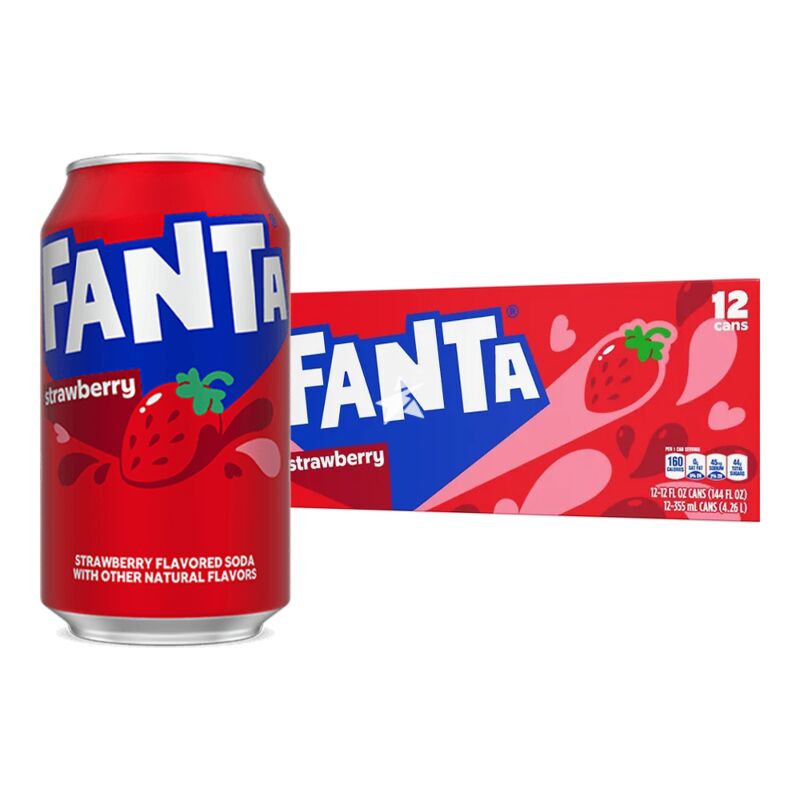 FANTA STRAWBERRY BLIK (12x355ML)