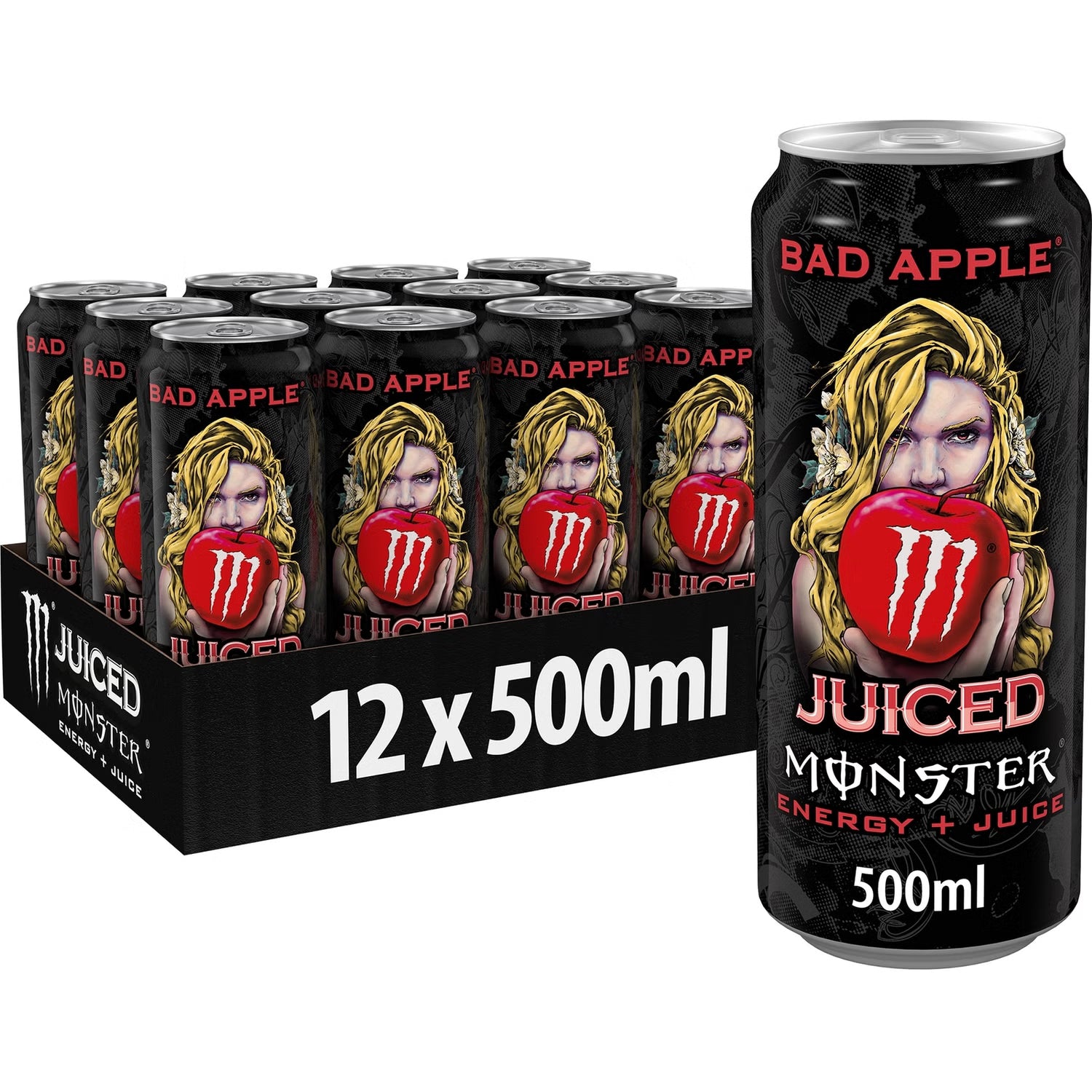 MONSTER BAD APPLE (12x500ML)