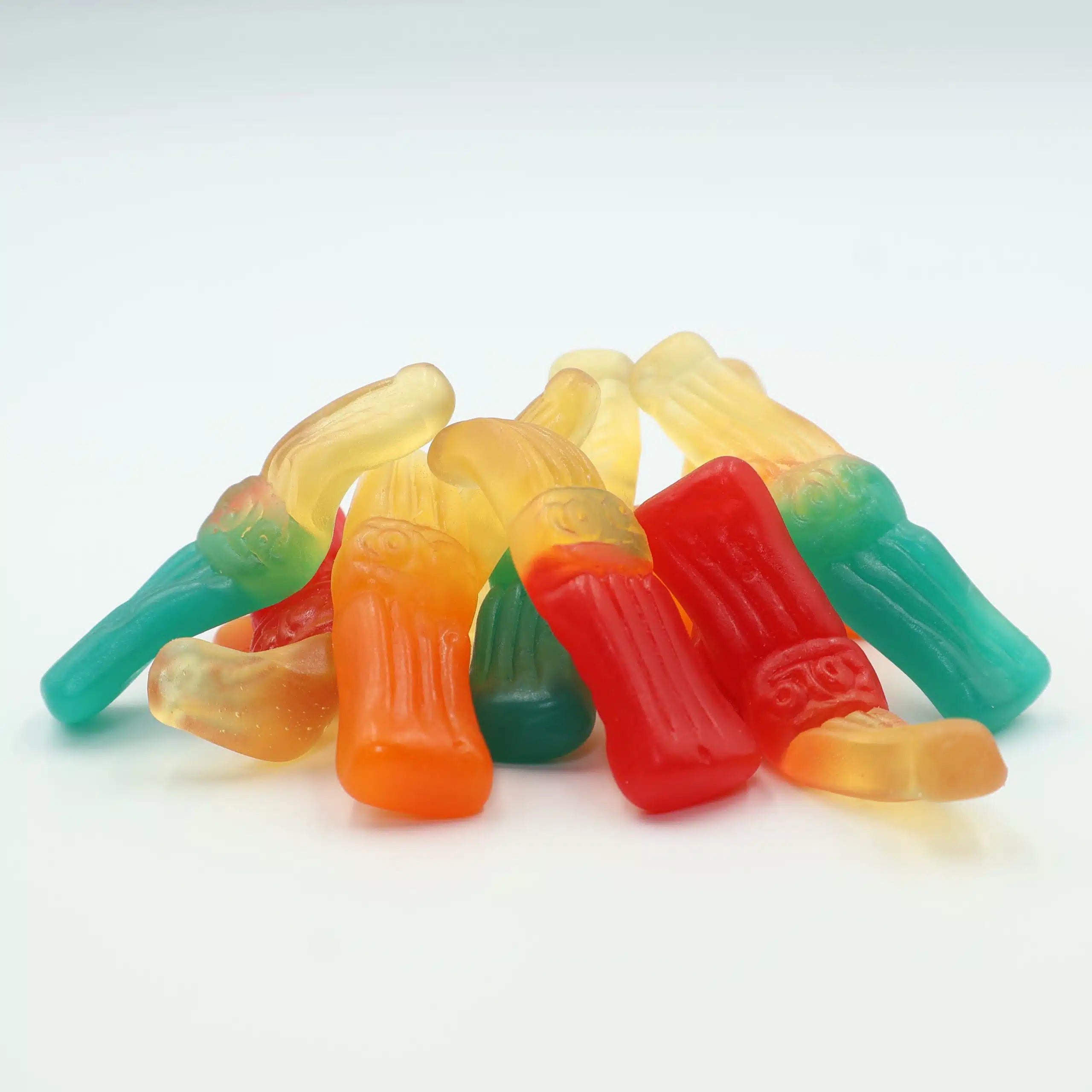 GEKLEURDE FLESJES/BOTELLAS 1KG