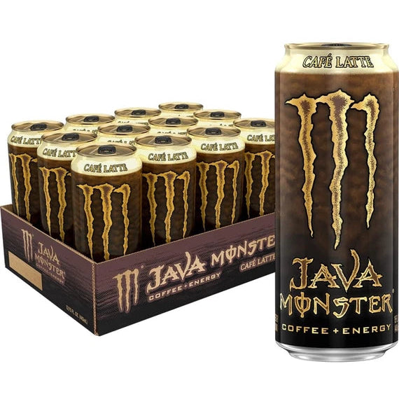 MONSTER JAVA CAFÉ LATTE (12x444ML)