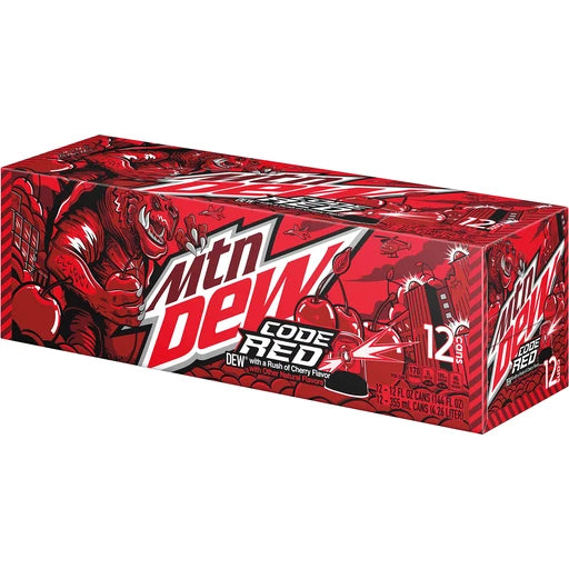 MOUNTAIN DEW CODE RED (12X355ML)