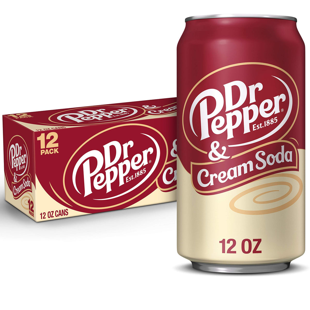 DR PEPPER CREAM SODA (12x355ML)