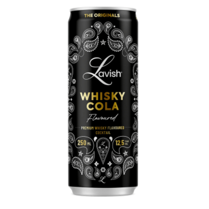 LAVISH WHISKEY COLA (24X250ML)