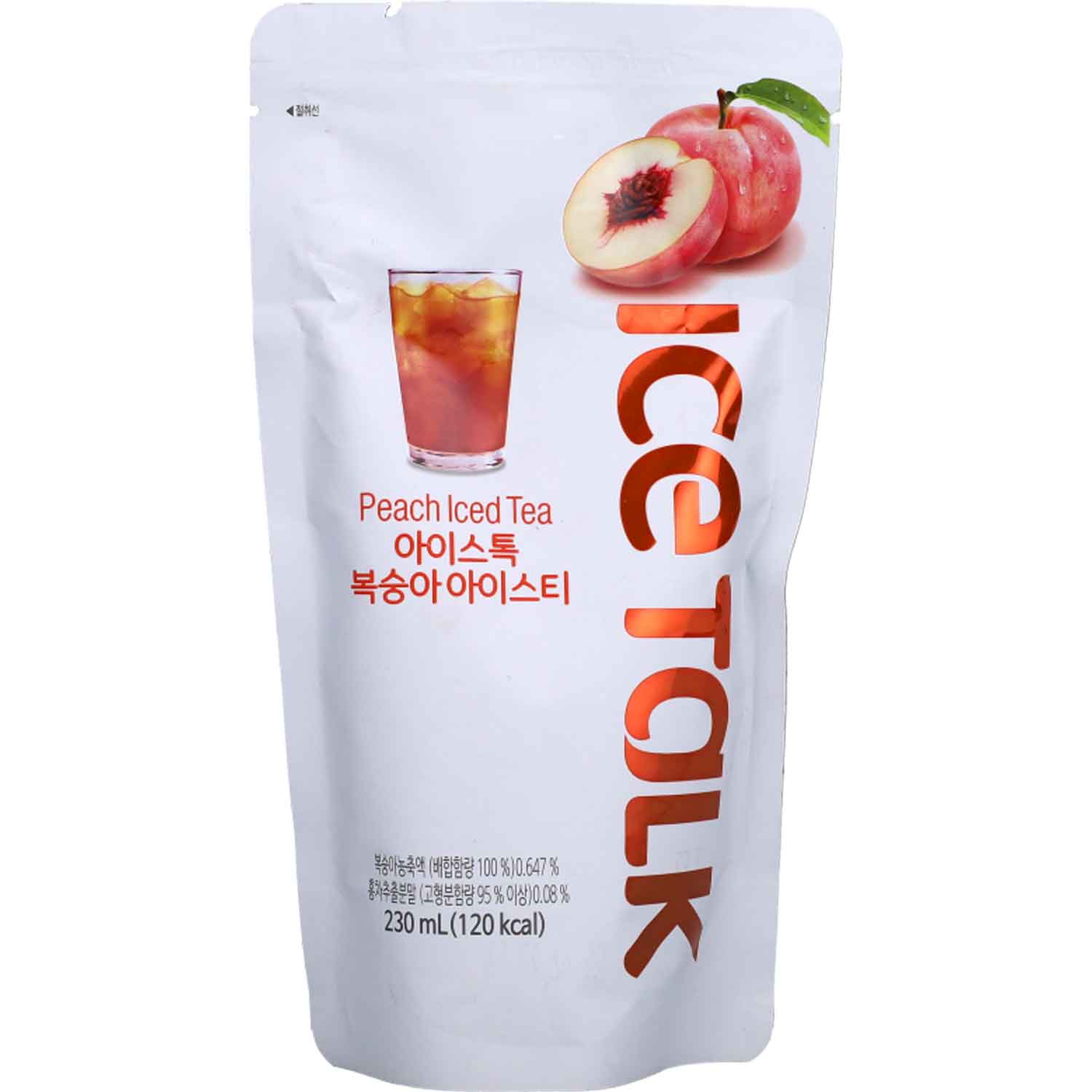 ICE TALK PEACH ICED TEA (10X230ML)
