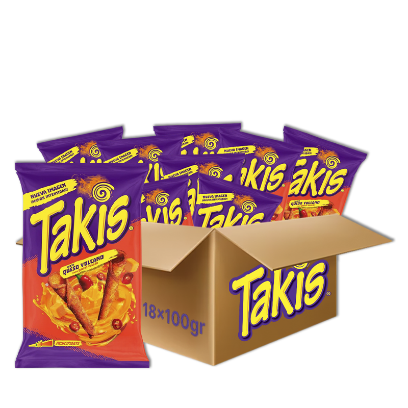 TAKIS VOLCANO (18x100G)